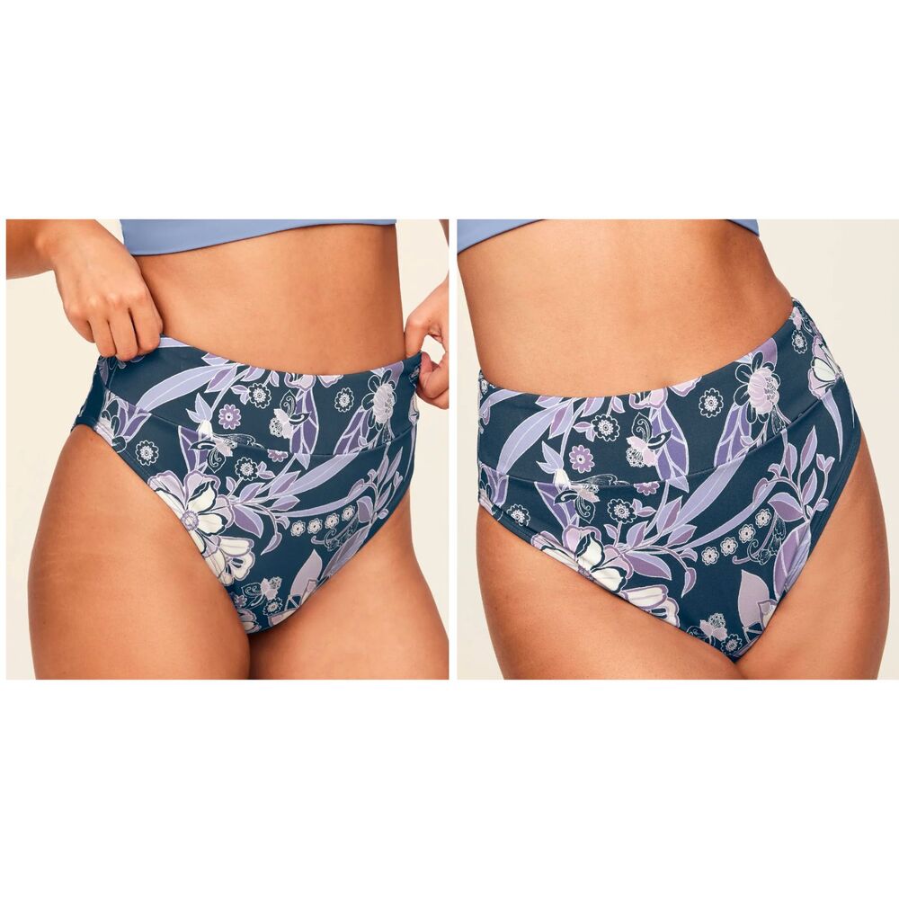 Adore Me Nina High Waisted Swim Bottom Size Large NWT